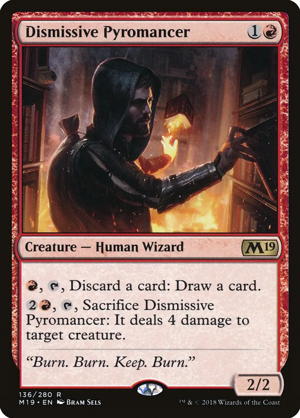 Dismissive Pyromancer | Inglés | NM | M19 1