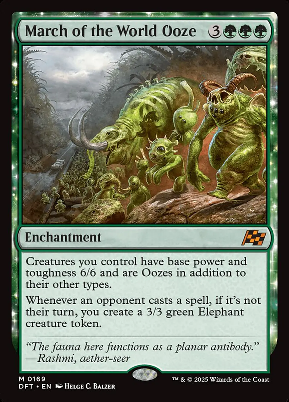 March of the World Ooze (foil) | Español | NM | DFT 1