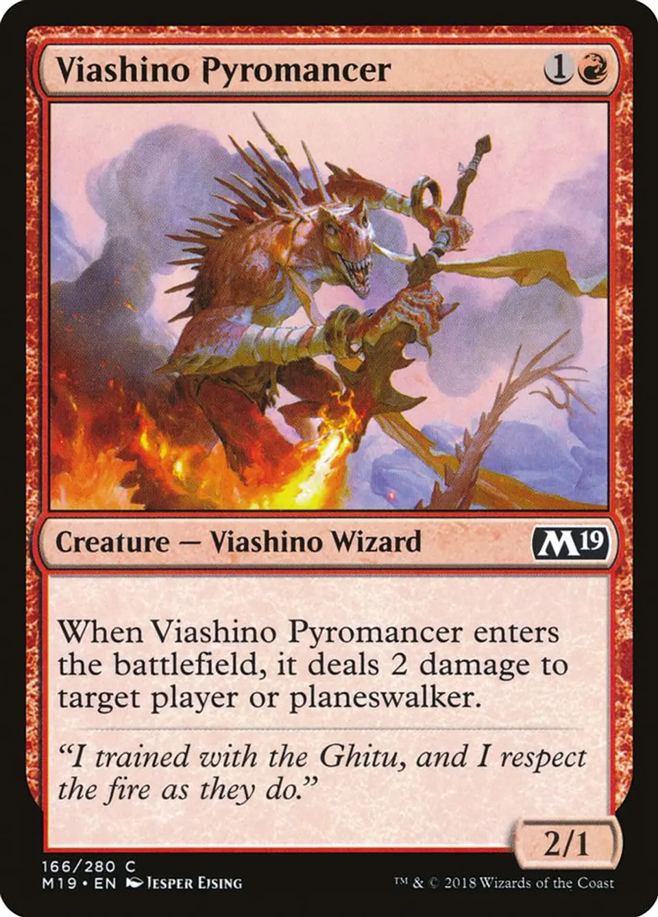 Viashino Pyromancer | Inglés | NM | M19 1