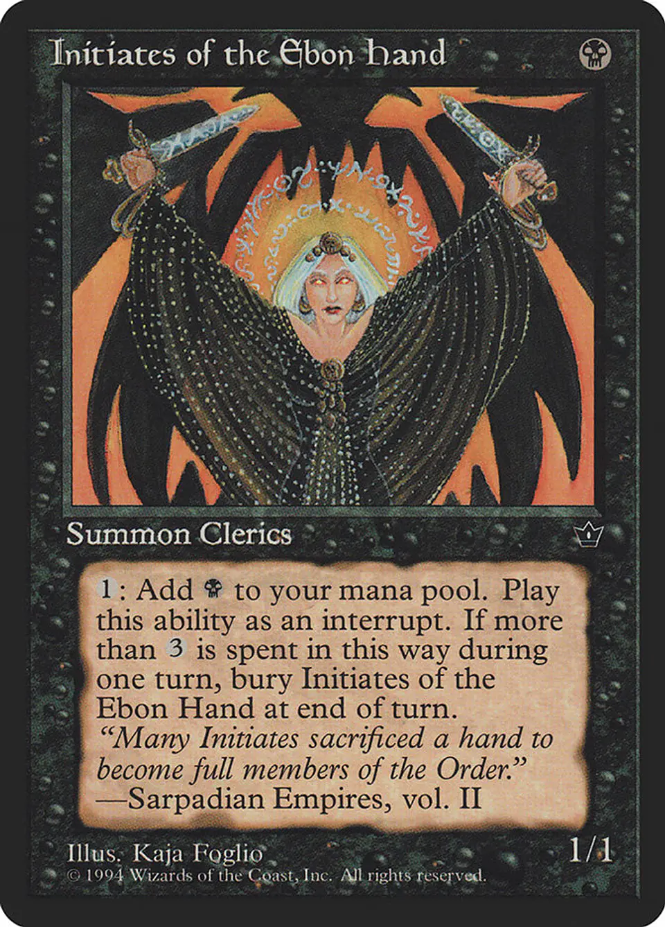 Initiates of the Ebon Hand | Inglés | VG | FEM 1