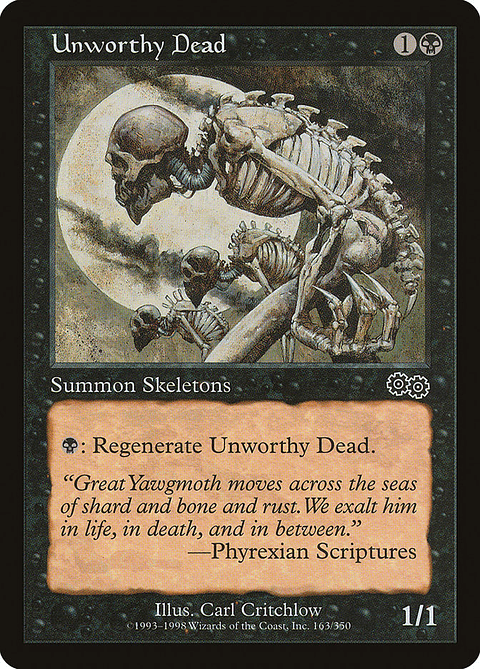 Unworthy Dead (Retro Frame) | Inglés | EX | USG