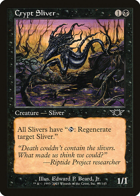 Crypt Sliver (Retro Frame) | Español | VG | LGN