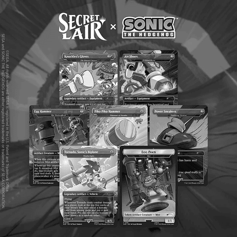 (Agotado) Secret Lair x SONIC: Turbo Gear EN Non-Foil Edition