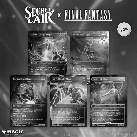 (Agotado) Secret Lair x Final Fantasy: Grimoire EN Foil Edition 