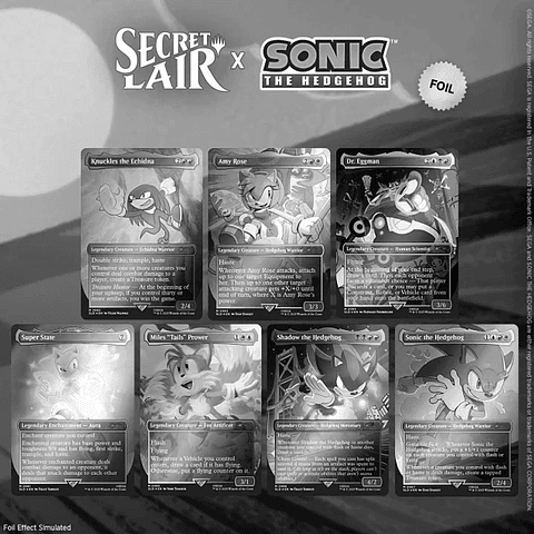 (Agotado) Secret Lair x SONIC: Friends & Foes EN Foil Edition
