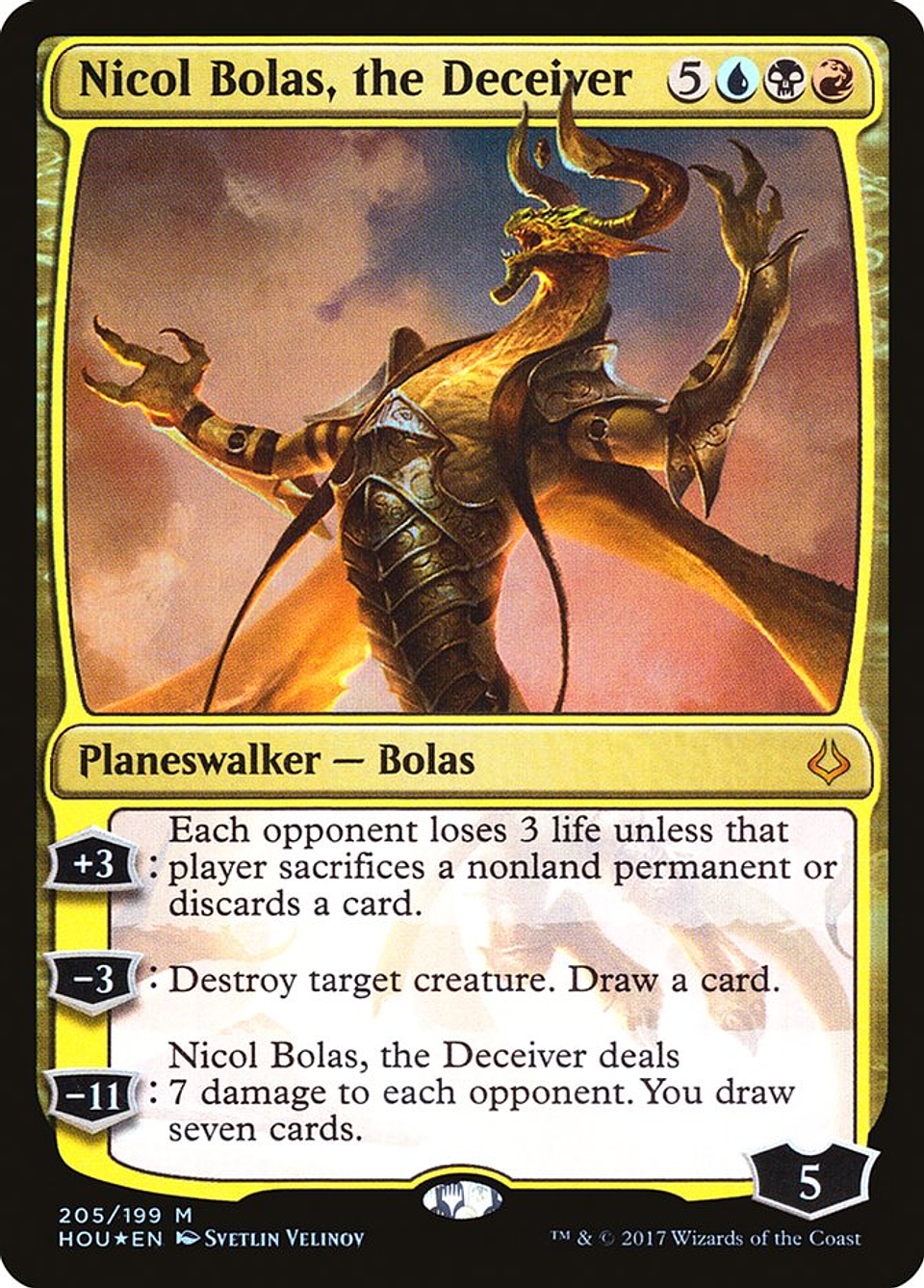 Nicol Bolas, the Deceiver (foil) | Inglés | NM | HOU 1