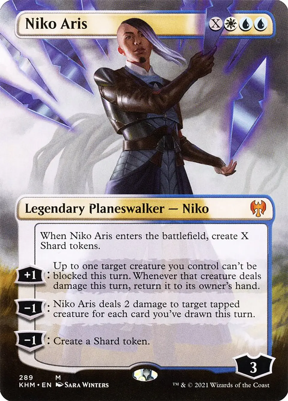 Niko Aris (Borderless foil) | Español | NM | KHM 1