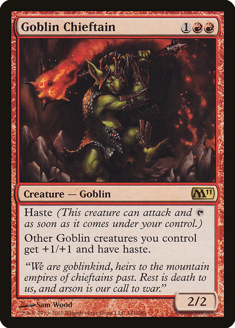 Goblin Chieftain | Inglés | NM | M11 1