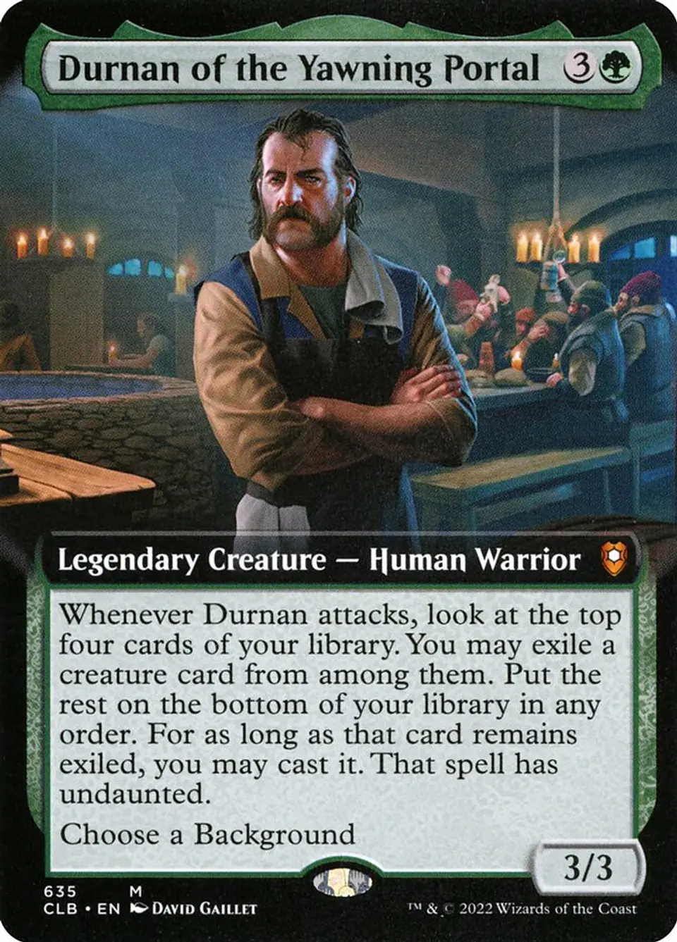 Durnan of the Yawning Portal (Extended Art) | Inglés | NM | CLB 1