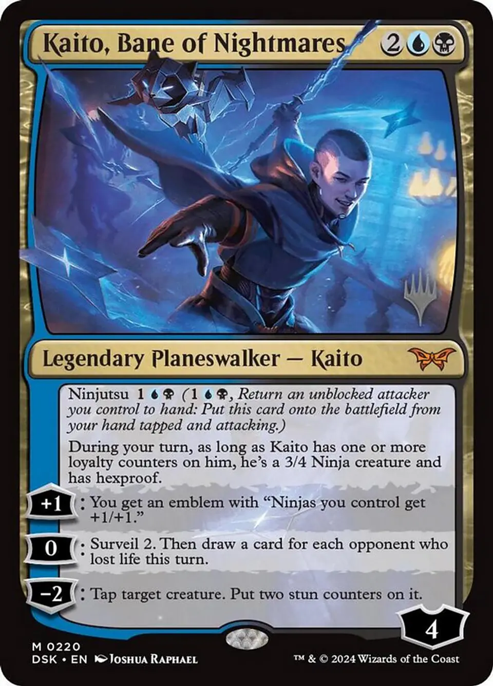 Kaito, Bane of Nightmares (foil) | Inglés | NM | PDSK 1