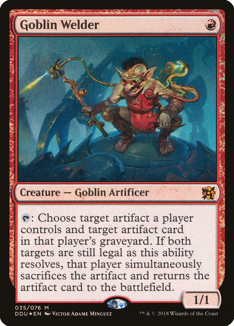 Goblin Welder (foil) | Inglés | NM | DDU 1