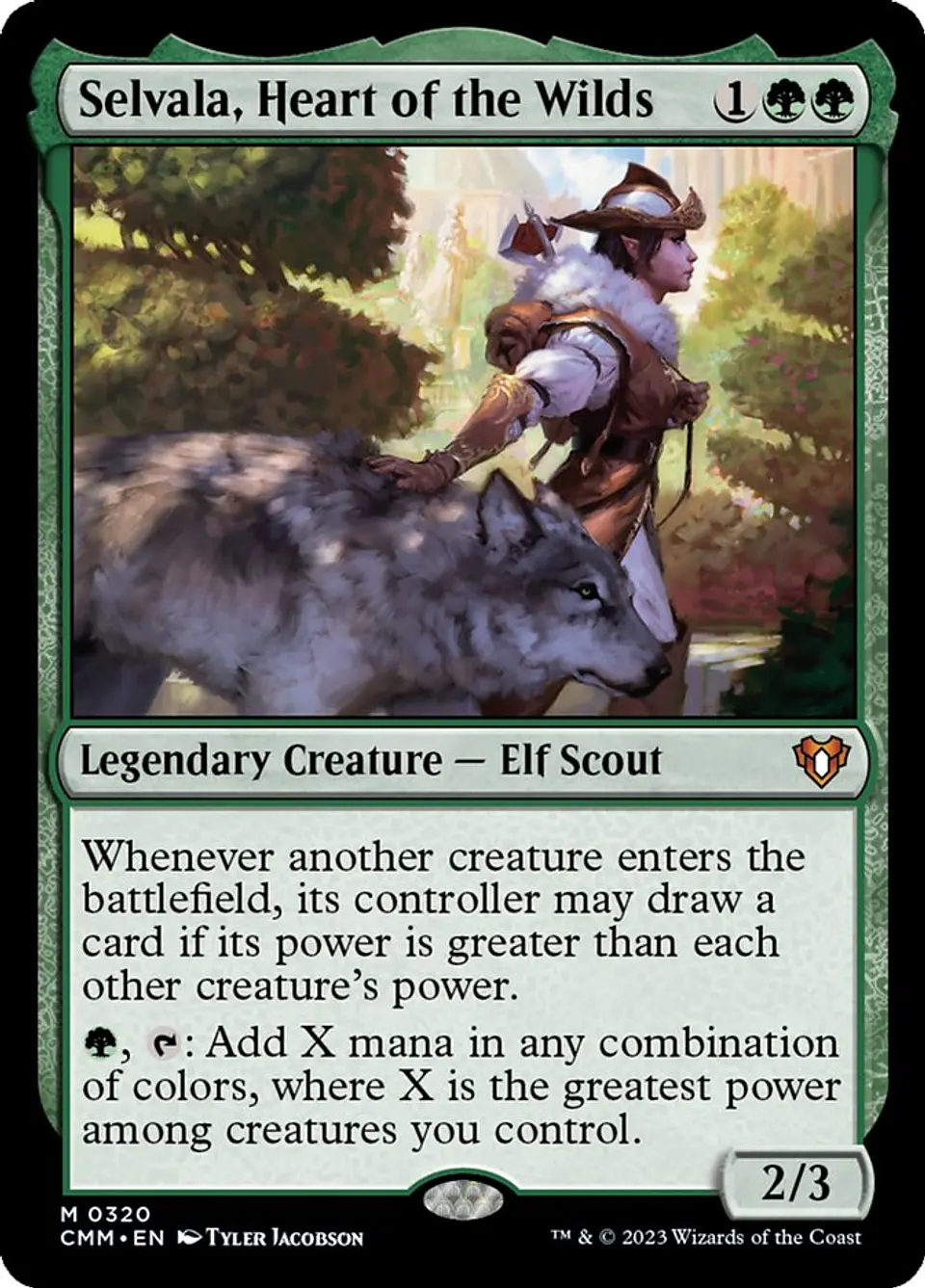 Selvala, Heart of the Wilds | Inglés | NM | CMM 1