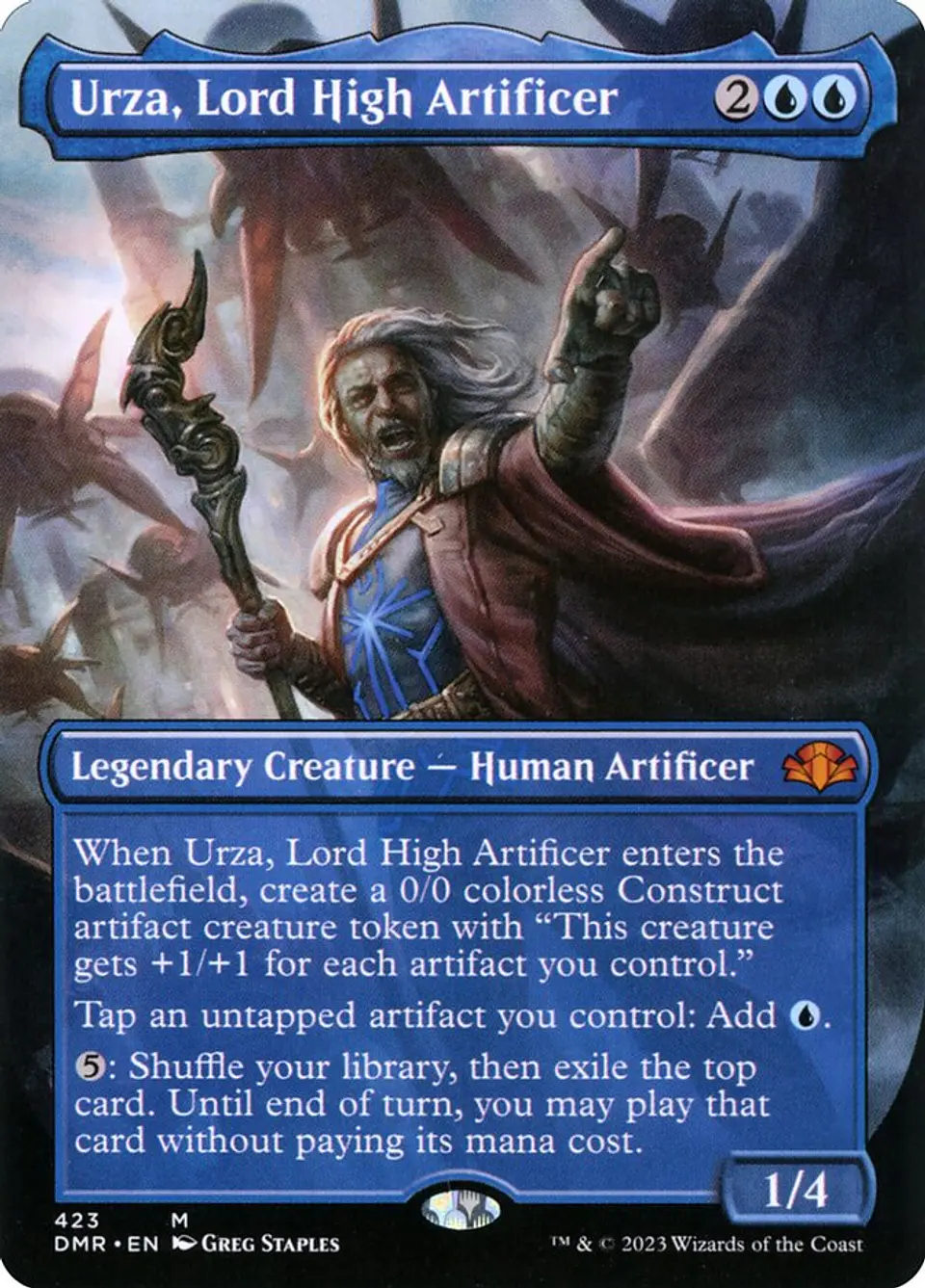 Urza, Lord High Artificer (Borderless) | Inglés | NM | DMR 1
