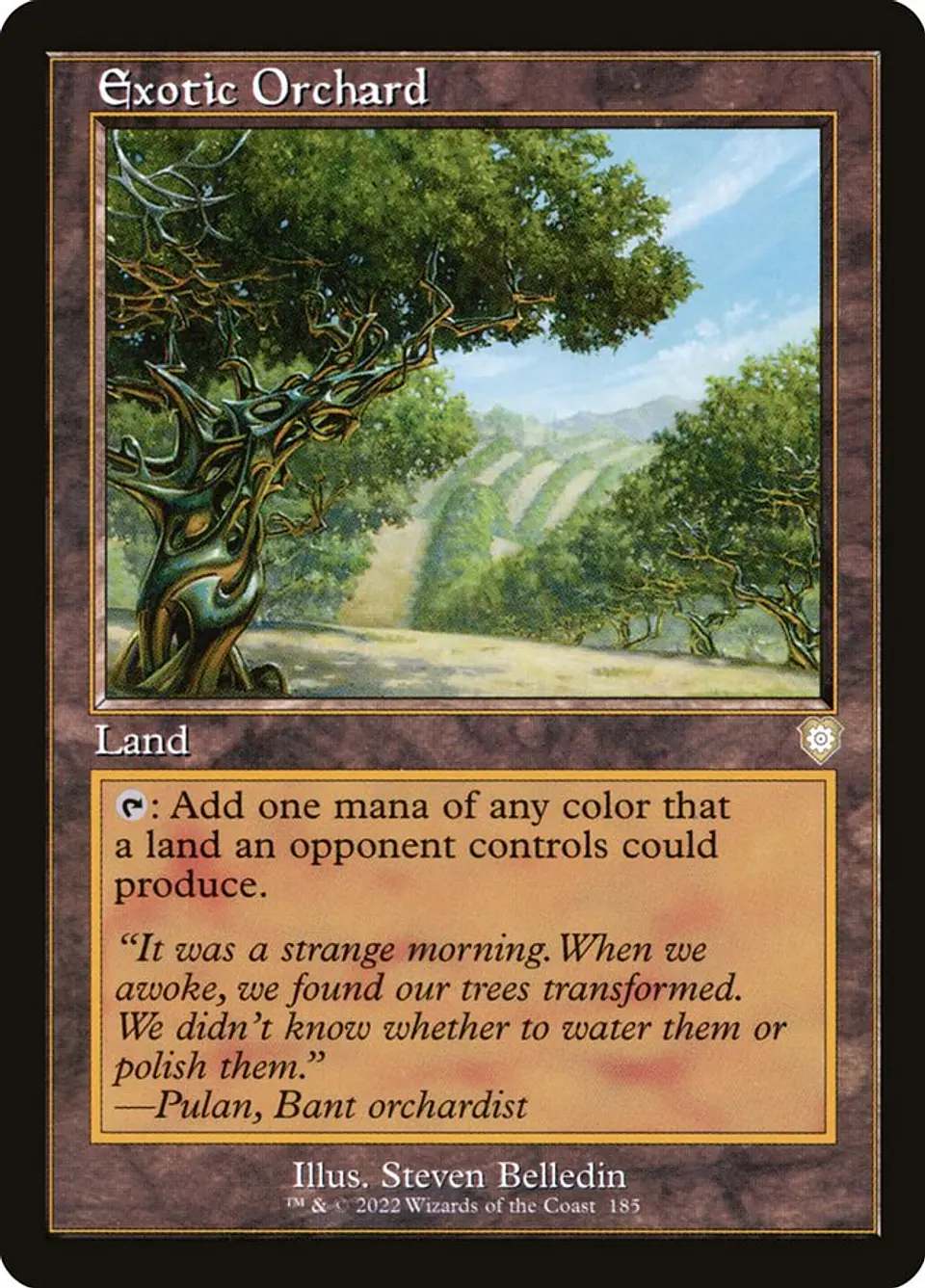 Exotic Orchard (Retro Frame) | Inglés | NM | BRC 1