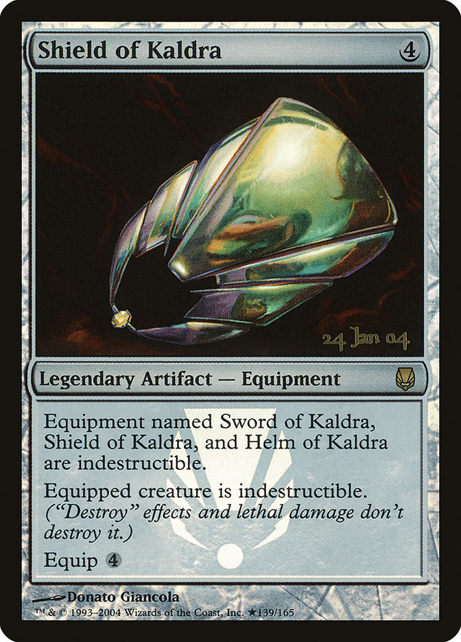 Shield of Kaldra (Launch foil) | Inglés | EX | PDST 1