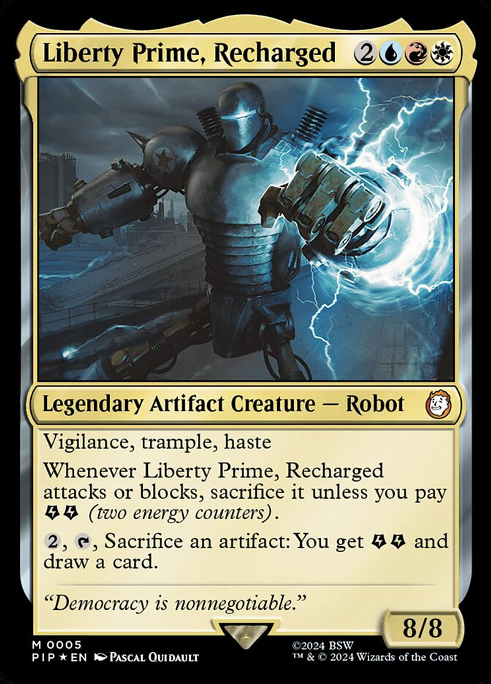 Liberty Prime, Recharged (foil) | Inglés | NM | PIP 1