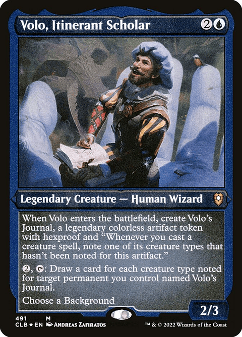 Volo, Itinerant Scholar (Etched) | Inglés | NM | CLB