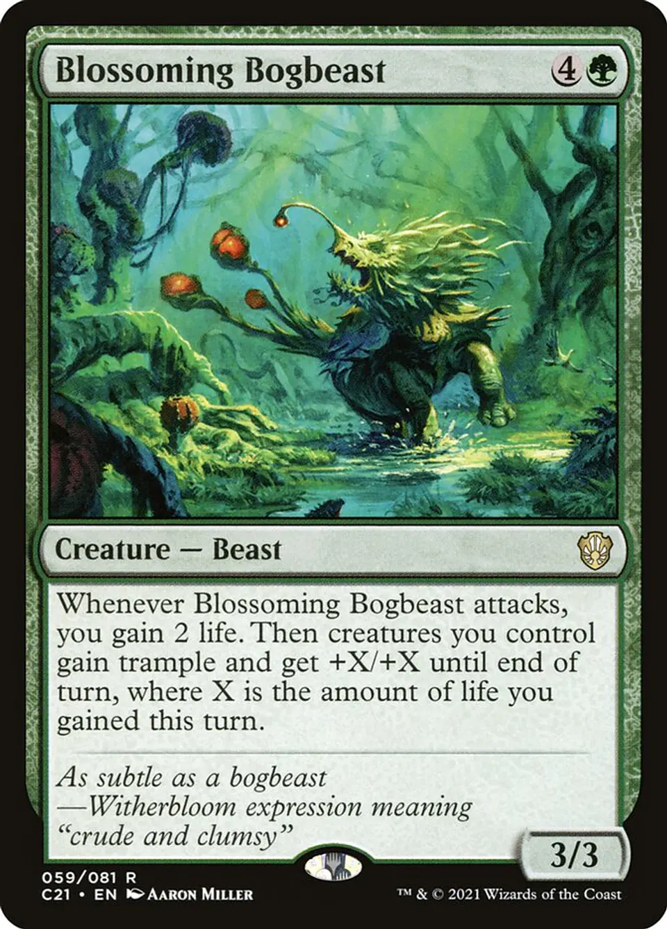 Blossoming Bogbeast | Inglés | NM | C21 1