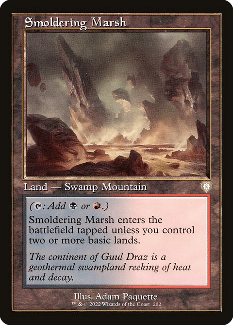 Smoldering Marsh (Retro Frame) | Inglés | NM | BRC
