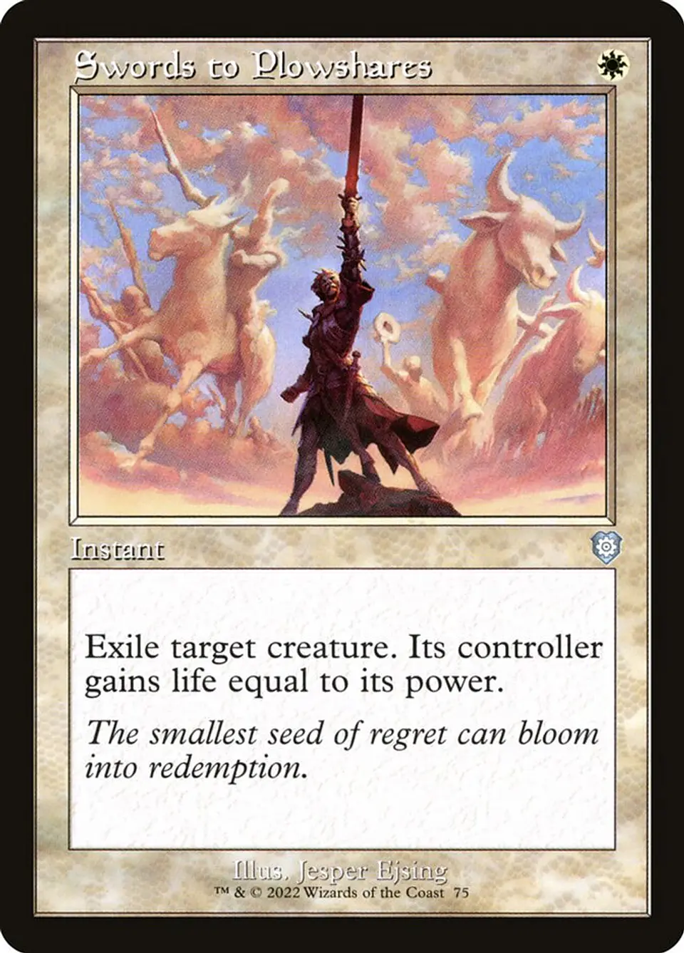 Swords to Plowshares (Retro Frame) | Inglés | NM | BRC 1