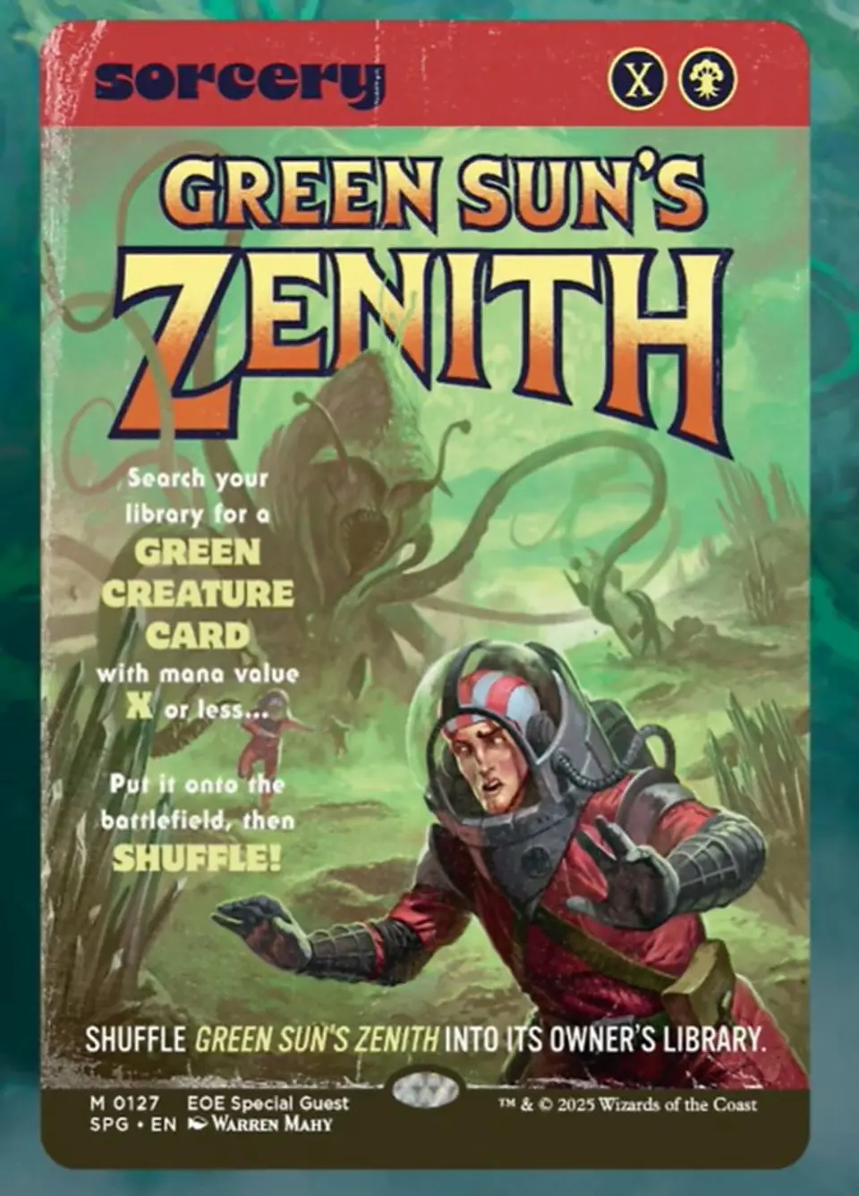 Green Sun's Zenith (Borderless) | Inglés | NM | SPG 1