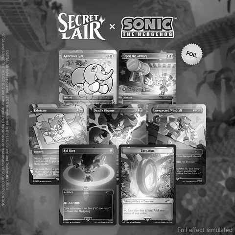 (Agotado) Secret Lair x SONIC: Chasing Adventure EN Foil Edition