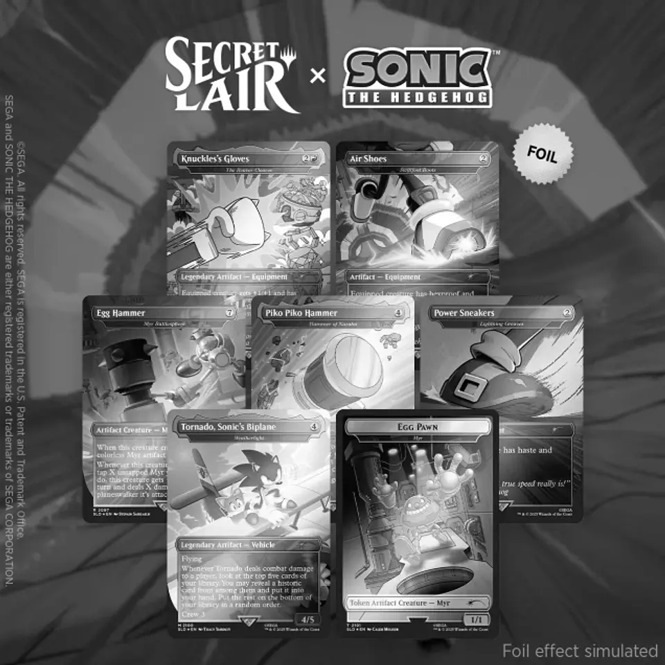 (Agotado) Secret Lair x SONIC: Turbo Gear EN Foil Edition 1