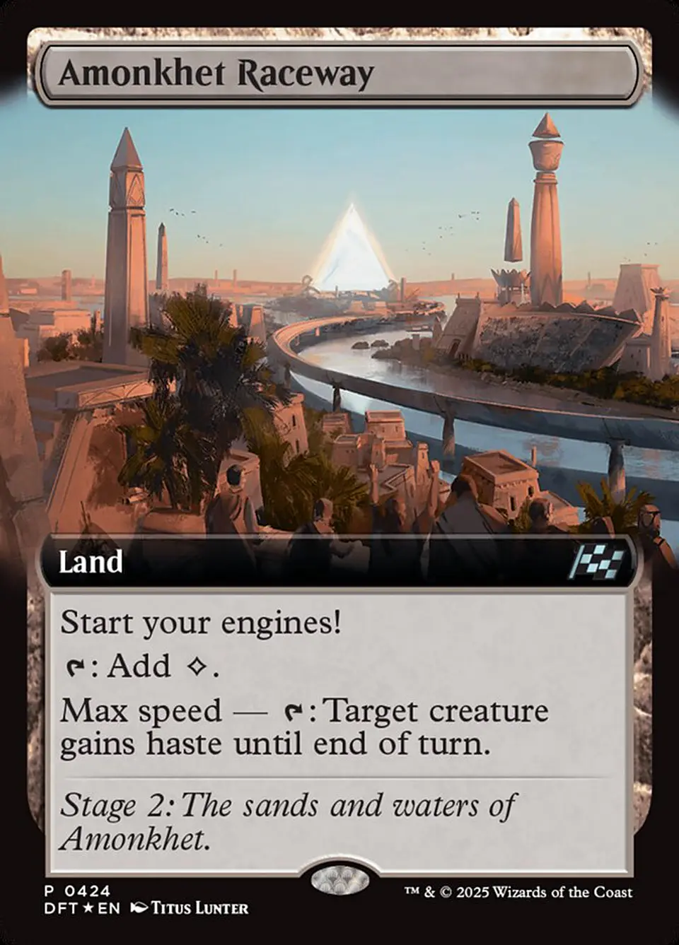 Amonkhet Raceway (Extended Art foil) | Inglés | NM | DFT 1