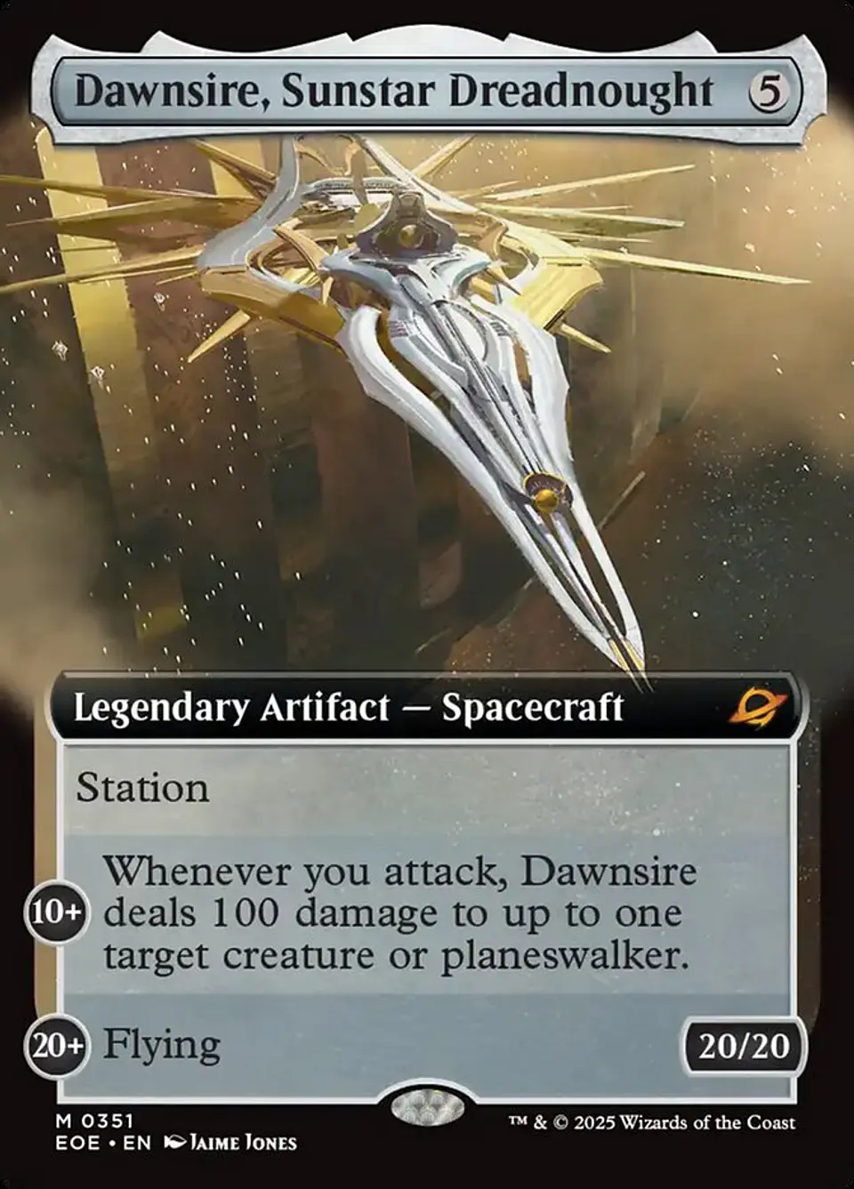 Dawnsire, Sunstar Dreadnought (Extended Art) | Inglés | NM | EOE 1