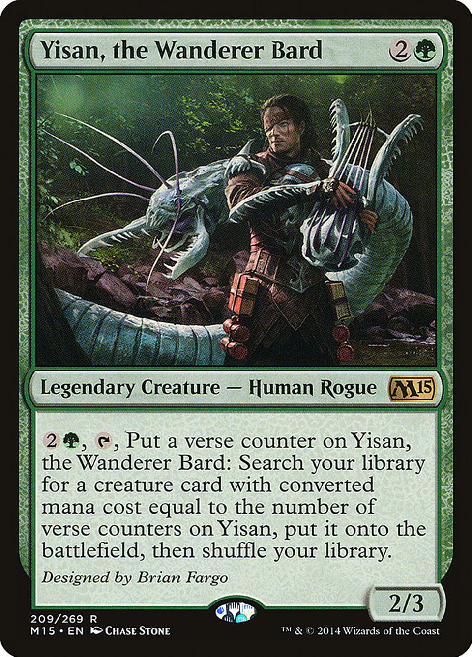 Yisan, the Wanderer Bard | Inglés | VG | M15 1