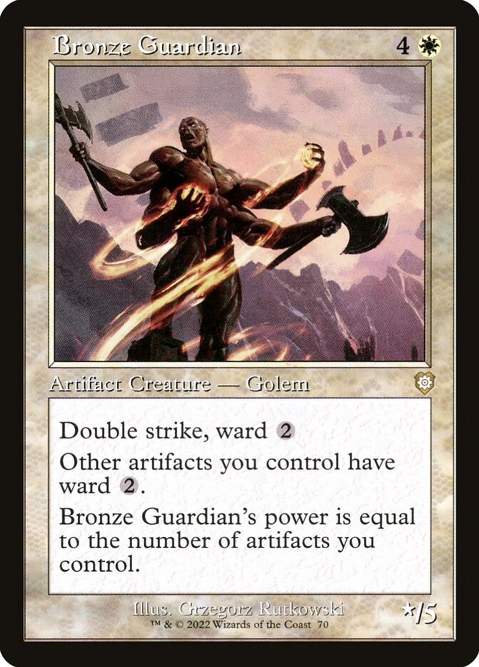 Bronze Guardian (Retro Frame) | Inglés | NM | BRC 1