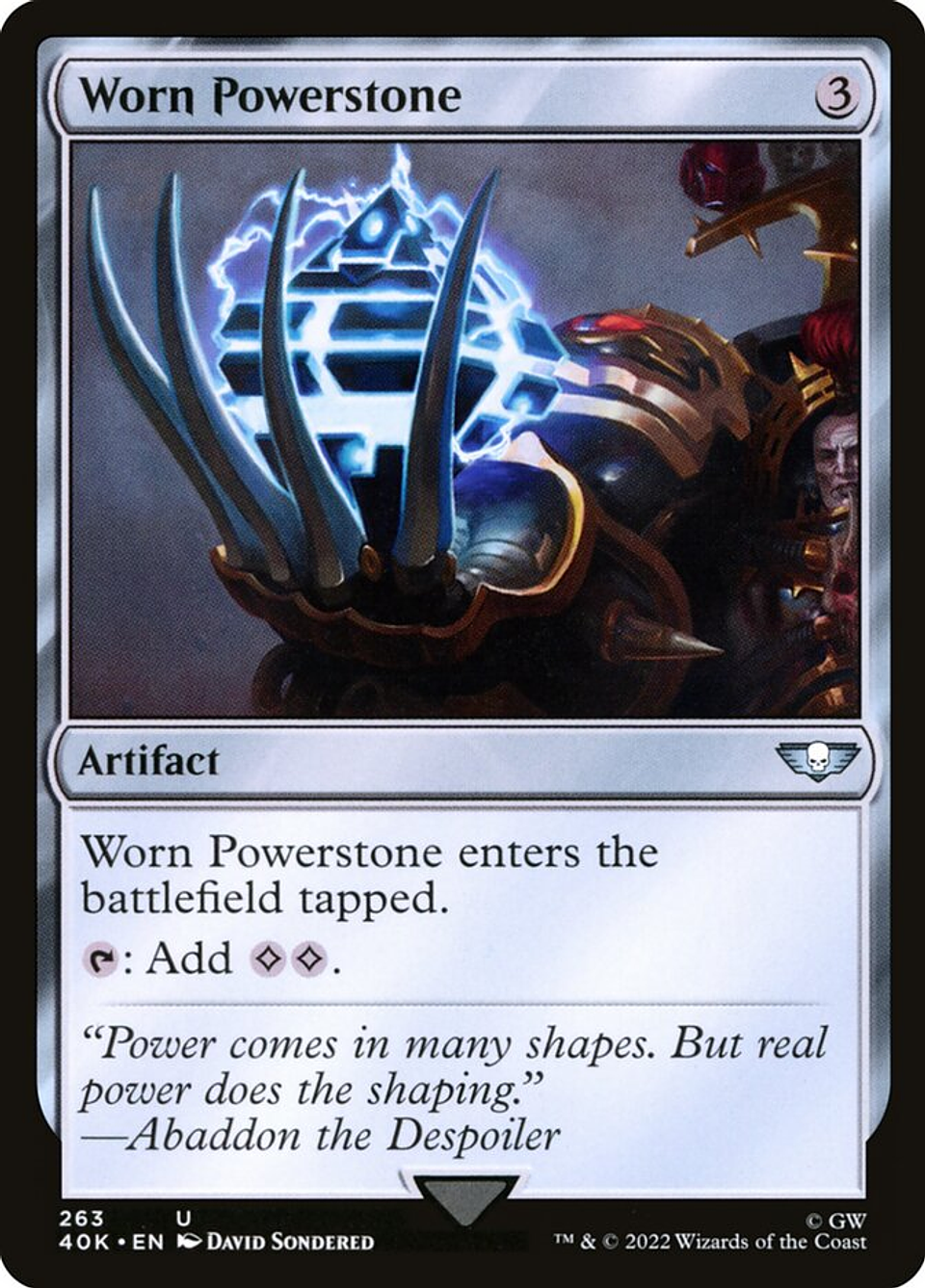 Worn Powerstone | Inglés | NM | 40K 1