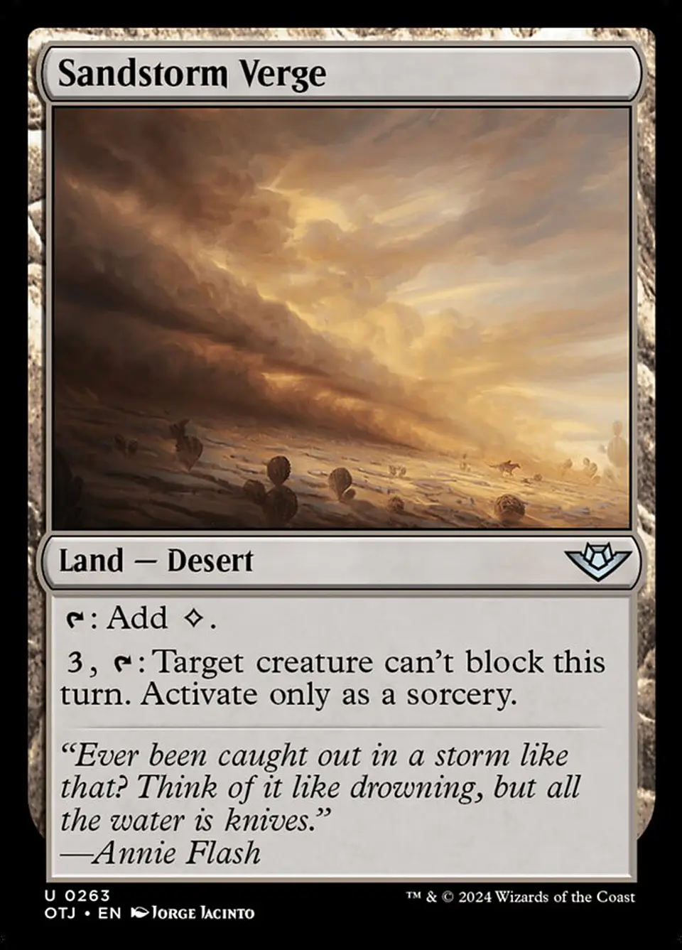 Sandstorm Verge | Inglés | NM | OTJ 1