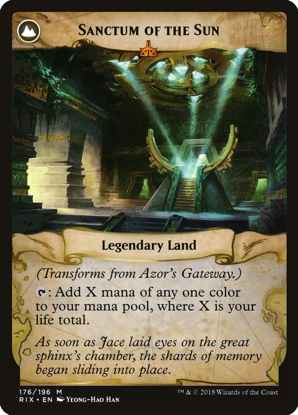 Azor's Gateway // Sanctum of the Sun | Inglés | NM | RIX 2