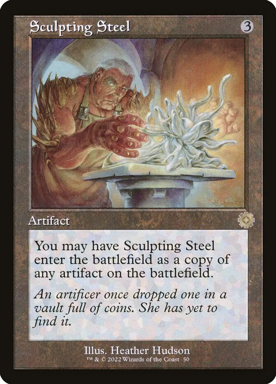 Sculpting Steel (Retro Frame) | Español | NM | BRR 1