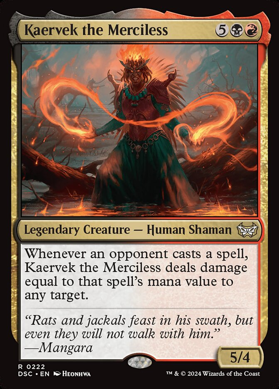 Kaervek the Merciless | Español | NM | DSC 1