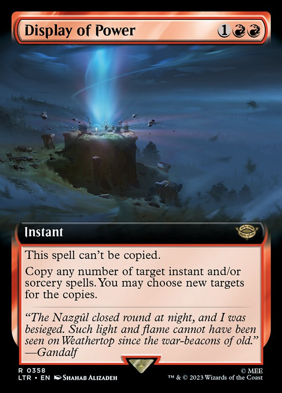 Display of Power (Extended Art) | Inglés | NM | LTR 1