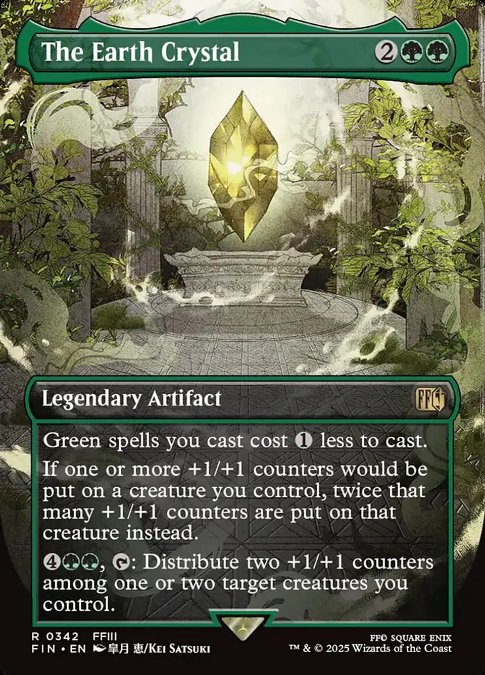 The Earth Crystal (Borderless foil) | Inglés | NM | FIN 1