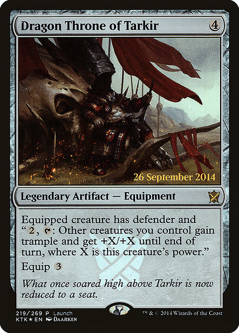 Dragon Throne of Tarkir (foil) | Español | VG | PKTK
