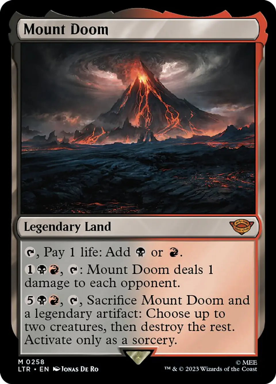Mount Doom | Inglés | NM | LTR 1