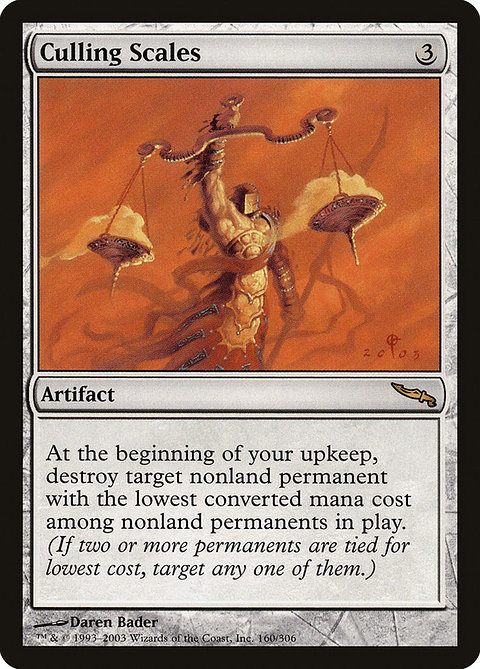 Culling Scales | Español | VG | MRD