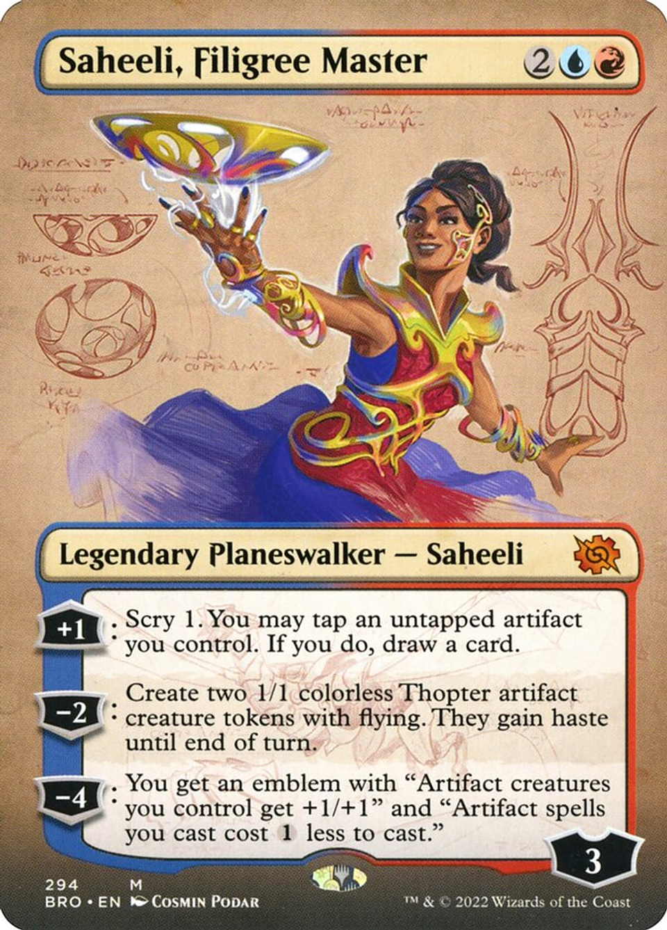 Saheeli, Filigree Master (Borderless) | Inglés | NM | BRO 1