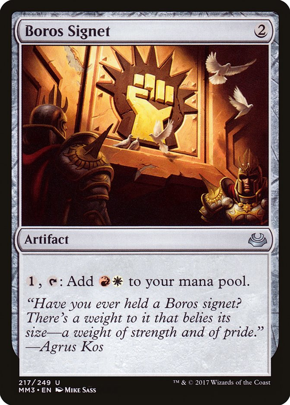 Boros Signet | Inglés | VG | MM3 1