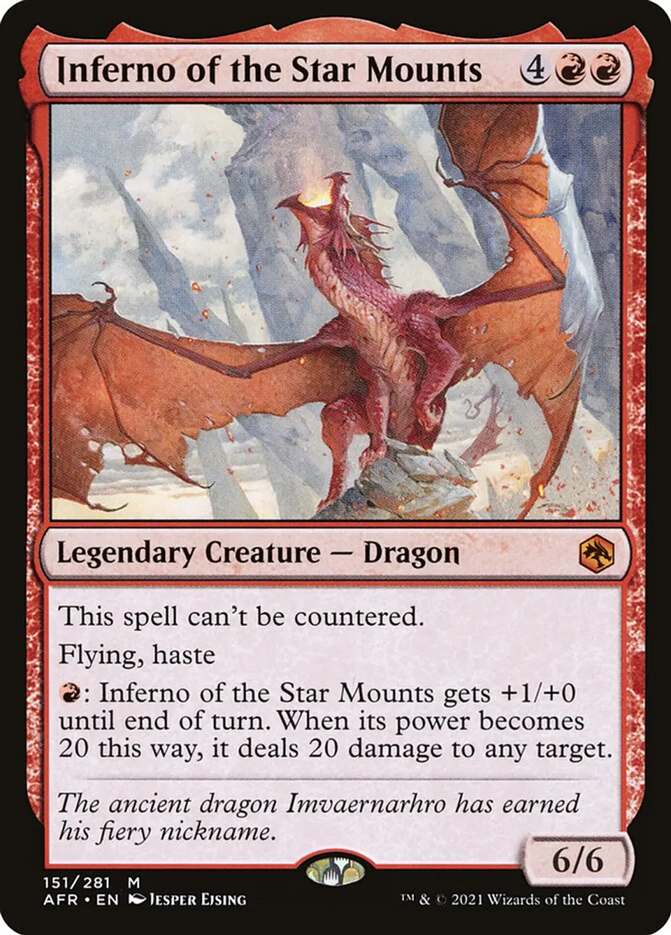 Inferno of the Star Mounts | Inglés | EX | AFR 1