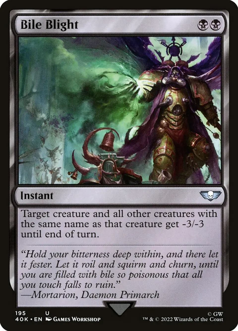 Bile Blight | Inglés | NM | 40K 1