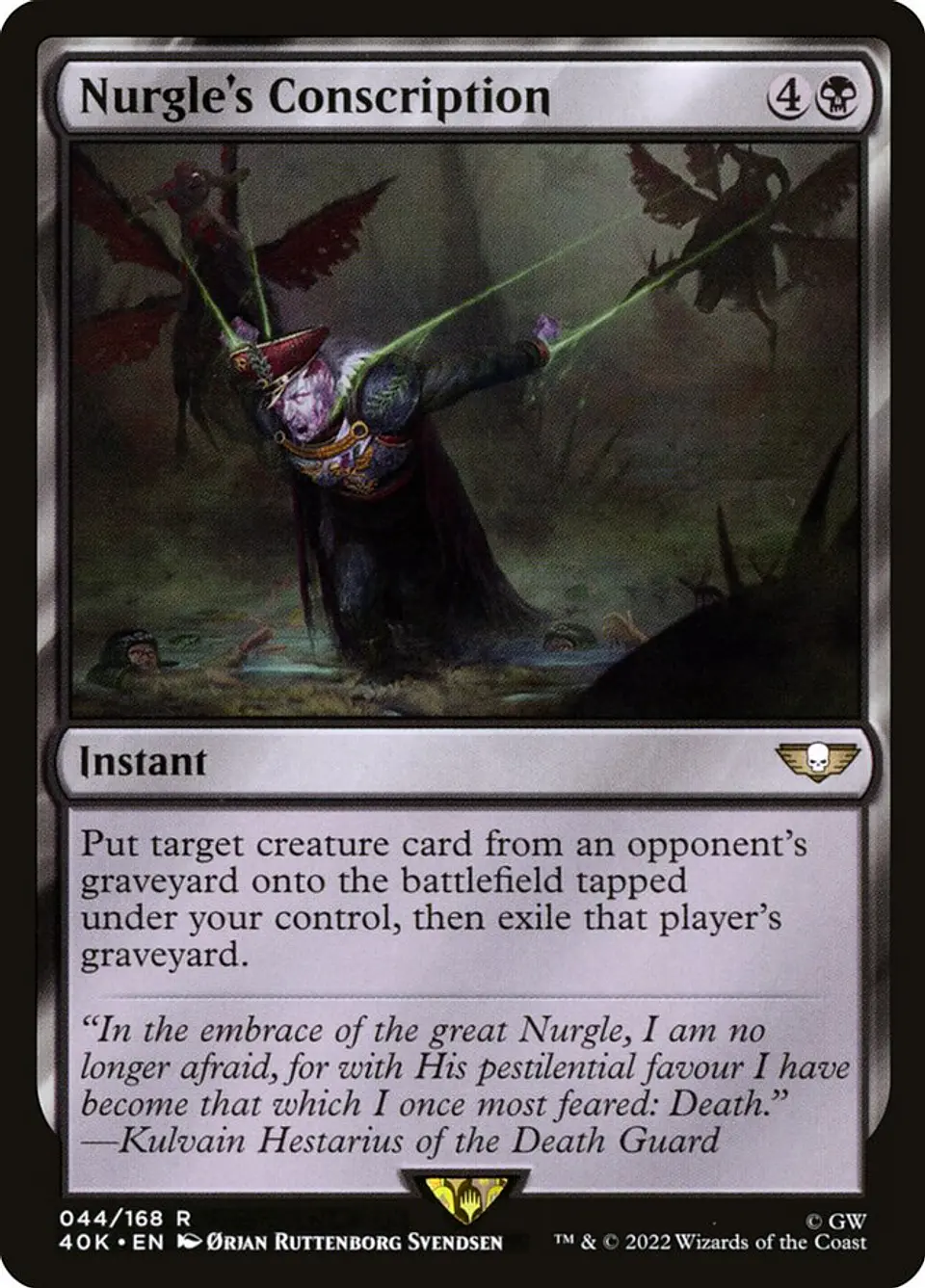 Nurgle's Conscription | Inglés | NM | 40K 1