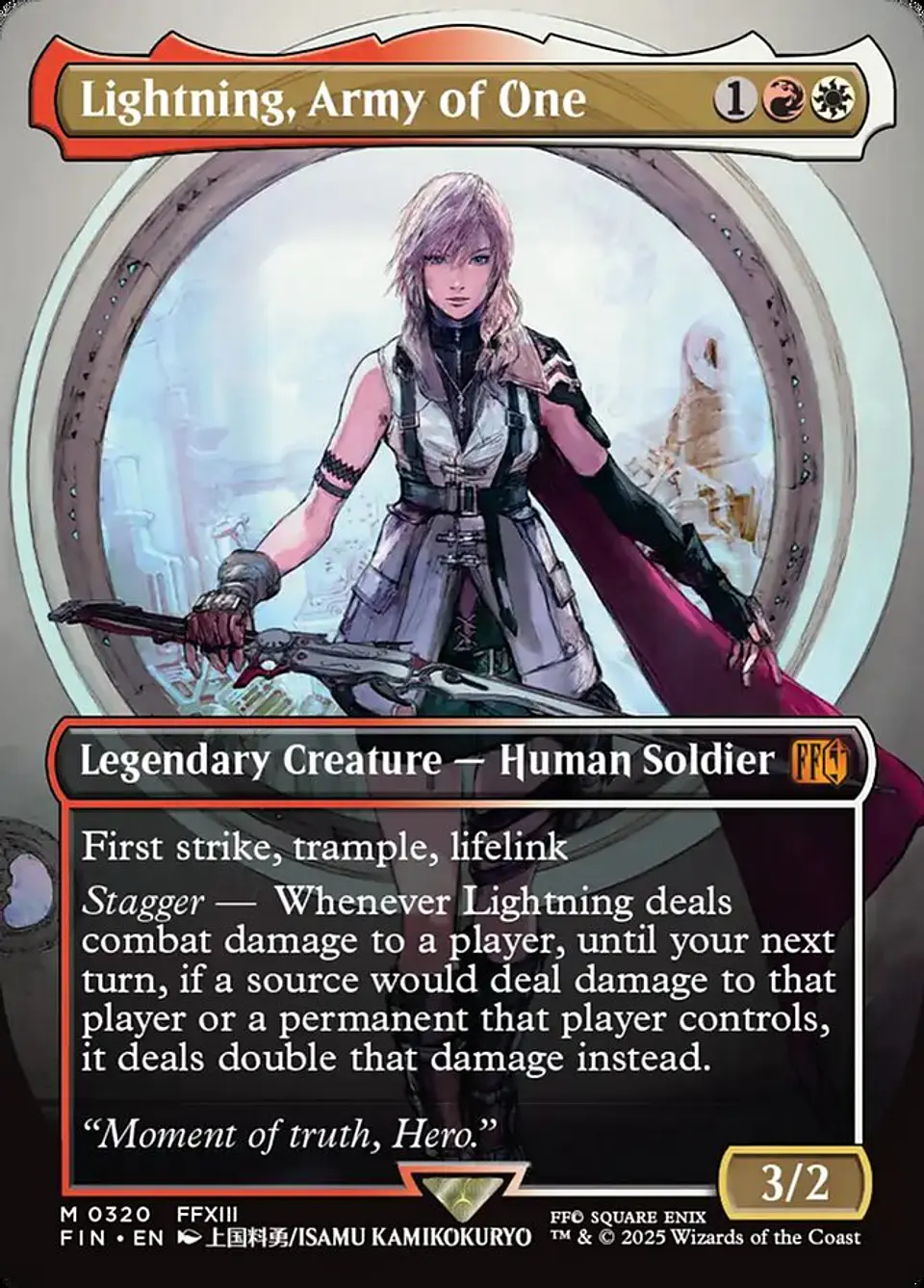 Lightning, Army of One (Borderless) | Inglés | NM | FIN 1