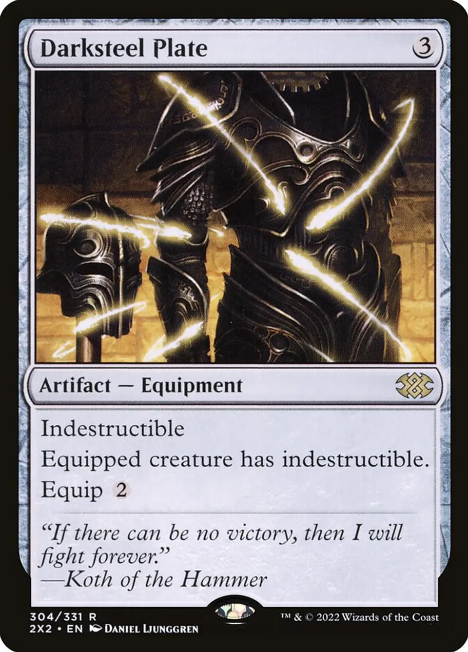 Darksteel Plate | Inglés | NM | 2X2 1