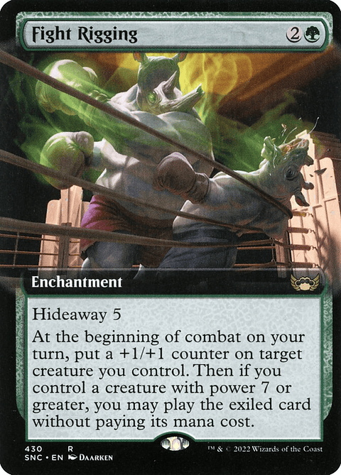 Fight Rigging (Extended Art foil) | Inglés | NM | SNC