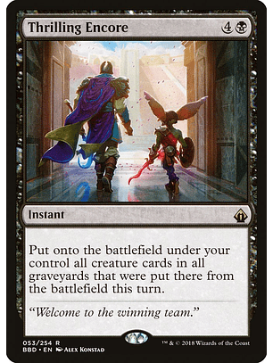 Thrilling Encore | Inglés | EX | BBD